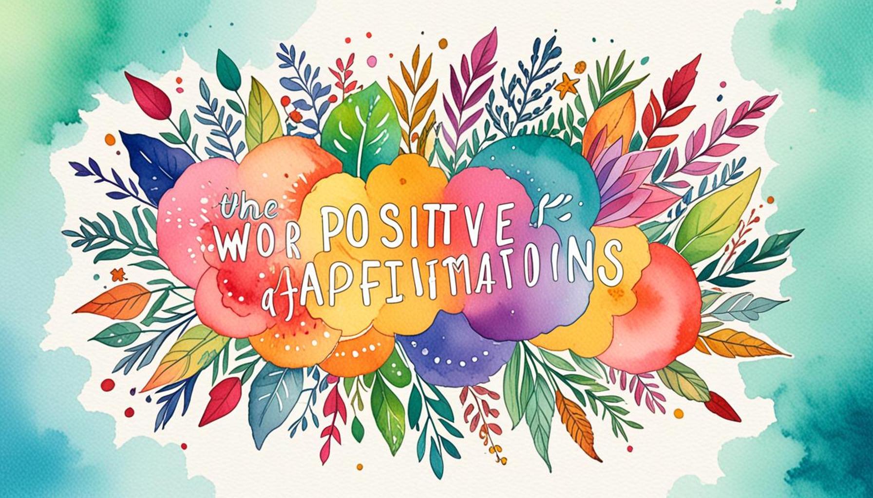 The Role of Positive Affirmations in Promoting Mental Health and Well-Being